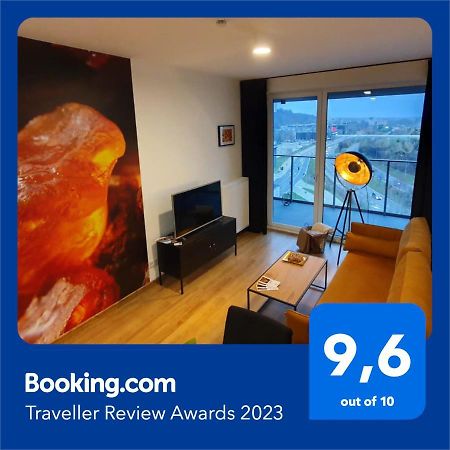 Apartament Bursztynowy Modern Tower กดิเนีย ภายนอก รูปภาพ