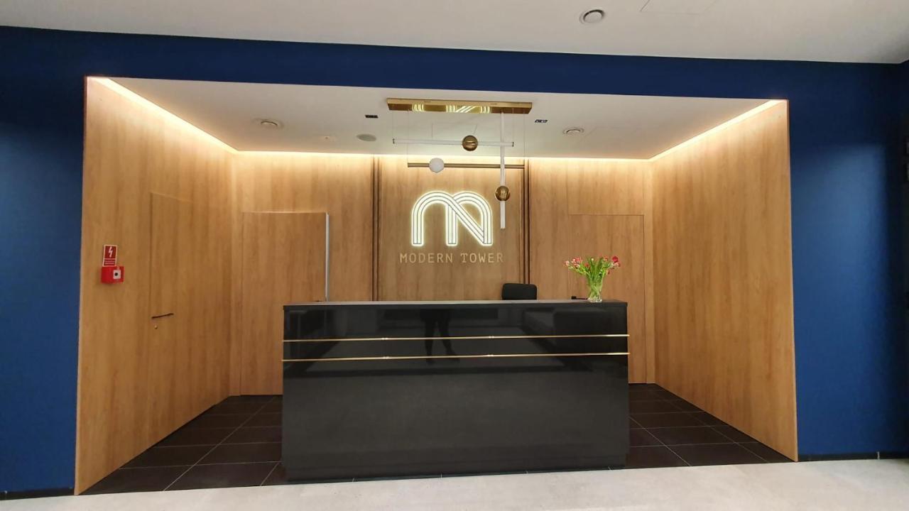 Apartament Bursztynowy Modern Tower กดิเนีย ภายนอก รูปภาพ