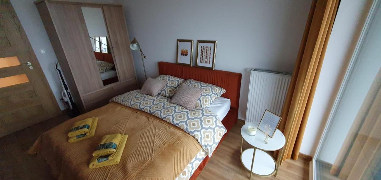 Apartament Bursztynowy Modern Tower กดิเนีย ภายนอก รูปภาพ